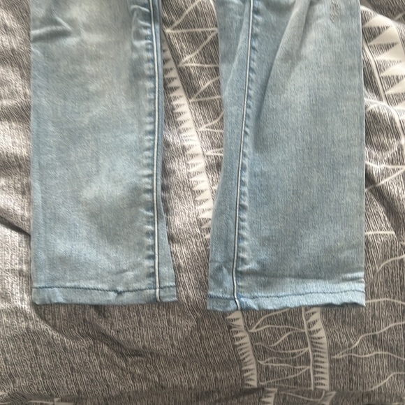 PACSUN Men’s skinny blue Jeans ripped torn style - size 31 - Picture 4 of 5